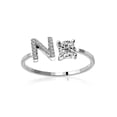 thumbnail image 1 of Daisyyozoid Exquisite Fashion 26 English Alphabet Style Copper Ring, 1 of 9