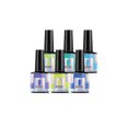 thumbnail image 3 of Pisexur Belleza Maquillaje Gel de uñas de noche, color fluorescente, aceite de uñas, gel de fototerapia, set de gel color caramelo, 45 mlpara mujeres y hombres, 3 of 3