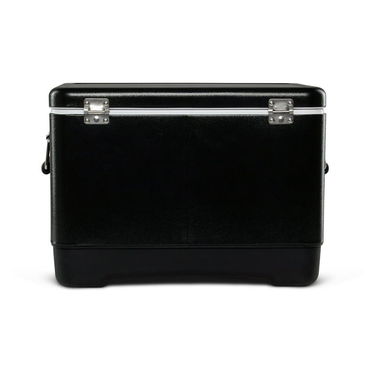 Igloo Legacy 54 Qt Steel Belted Hard Sided Cooler, Black