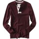 thumbnail image 1 of Aeropostale suéter henley de 2 botones para hombre, rojo, extra pequeño, 1 of 1
