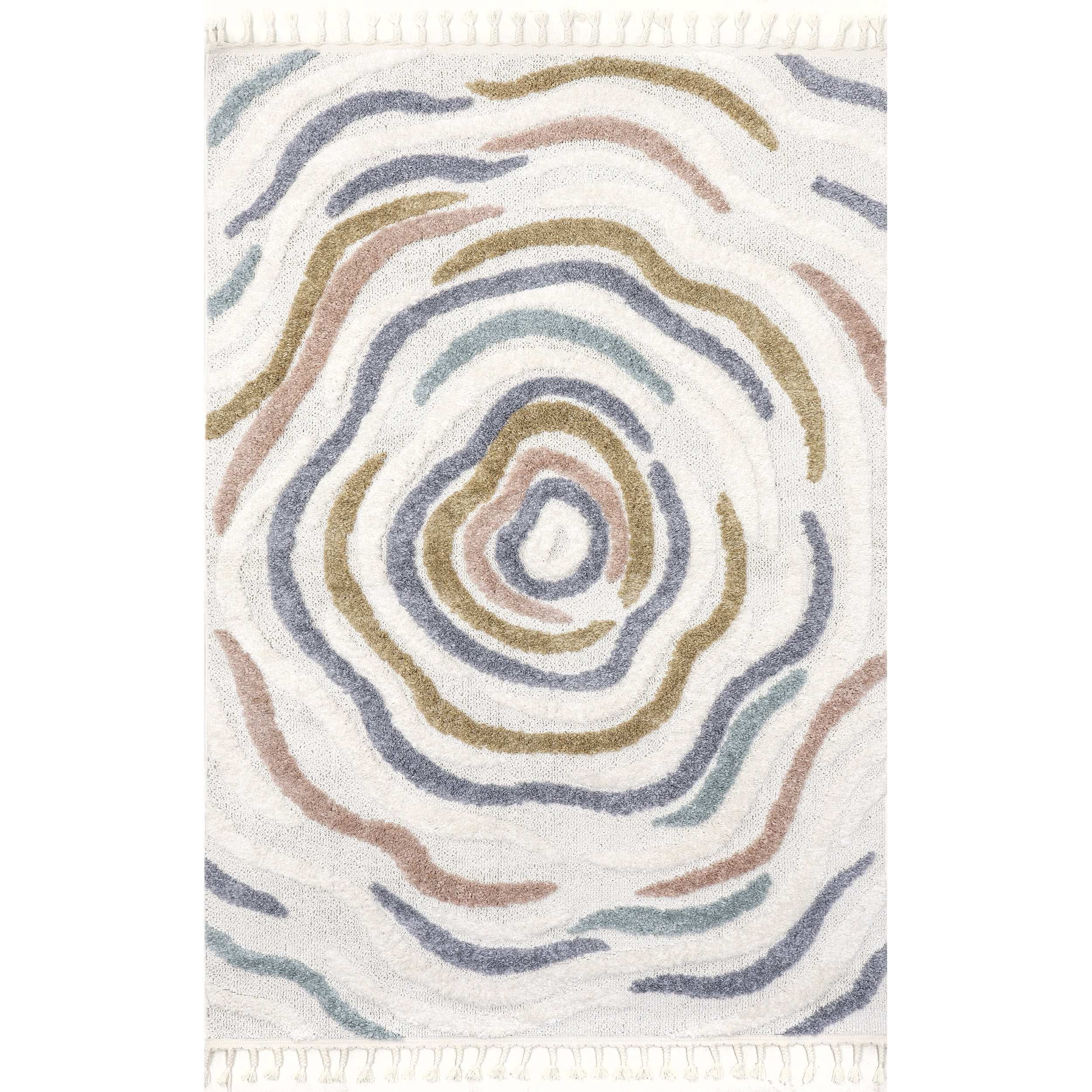 nuLOOM Area Rug, 8' x 10', Beige