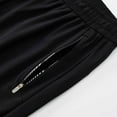 thumbnail image 6 of GuangCheng George Men's Athletic Pants,Quick Dry,Lightweight,Zip Pockets,Casual Drawstring Trousers,Pull On Joggers,Black,Size 2XL, 6 of 7