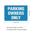 thumbnail image 2 of Parking Owners Only Sign Outdoor Signs Aluminum 12X8 Inch Uv Ink Printed For House And Business, 2 of 6