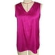 thumbnail image 2 of Camiseta sin mangas de satén con cuello en V, camiseta sin mangas de satén para mujer Camiseta sin mangas de satén con cuello en V Camiseta sin mangas con cuello en V Diseño de última generación, 2 of 3