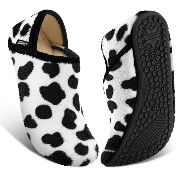 Zapatillas ATHMILE House para mujer y hombre de interior White Cow 9-10