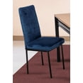 thumbnail image 2 of Comedor MOBILKRAFT Troya 4 Azul Sillas Tubulares Cubierta de Tablero Veteado, 2 of 3