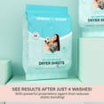 thumbnail image 4 of Dryer Sheets Pet Hair Reducing - Pet Hair Remover for Laundry - Breaks Static Bonds and Prevents Dog and Cat Fur from Sticking to Clothes - Softens, Freshens, & Reduces Wrinkles - 50ct, 4 of 5