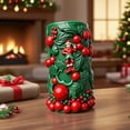 thumbnail image 6 of Clown Cylinder Candle Silicone Mold Christmas Embossed Silicone Candle Mould, 6 of 7
