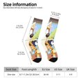 thumbnail image 3 of Saiise Bluey Funny Socks Men Women Adults Novelty Graphic Crew Tube Socks Crazy Design Casual Dress Socks for Sports,Running,Travel, 3 of 7