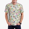 thumbnail image 1 of Balery Rabbit And Butterfly Camisa Polo de Hombre con Estampado, de Manga Corta y Tejido Medio, Camisa Tipo Golf Polo-XX-Large, 1 of 6