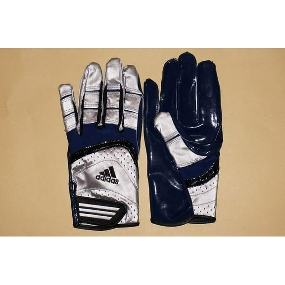 Adidas Sport Scorch Lightning Men's Football Receiver's Gloves - Metallic Silver/Navy
