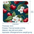 thumbnail image 5 of Cherry Printed Square Desk Mat Mousepad, 8.3x9.8 Inch, Non-Slip Rubber Bottom, Suitable for Office and Gaming, 5 of 6