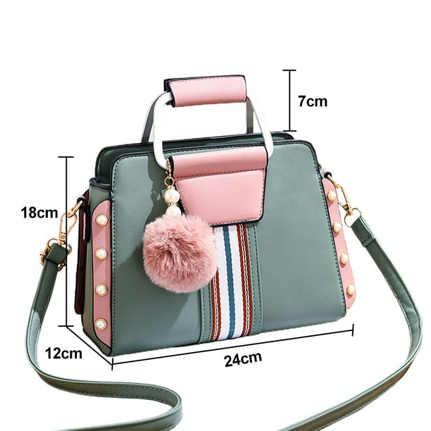 Bolsos de gran capacidad carteras y bolsos de mujer bolso de hombro de cuero artificial Walmart en linea