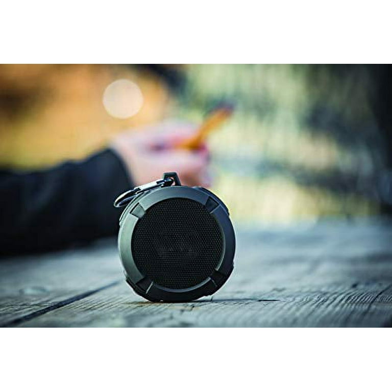Wireless Bluetooth Rugged Speaker Best Durable IP67 Water Proof w Carabiner Suction Cup Camping Outdoor Hiking Sports Stereo Bass iPhone Ipad iPod