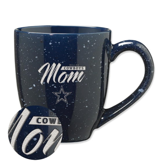 Taza de café Rico Industries NFL Dallas Cowboys Mom Navy 480 ml