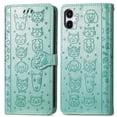 thumbnail image 2 of Funda Cartera FOXDOCK para Samsung Galaxy A07 , Flip PU con Relieve de Gatos y Perros, Tarjetero y Soporte, 2 of 6
