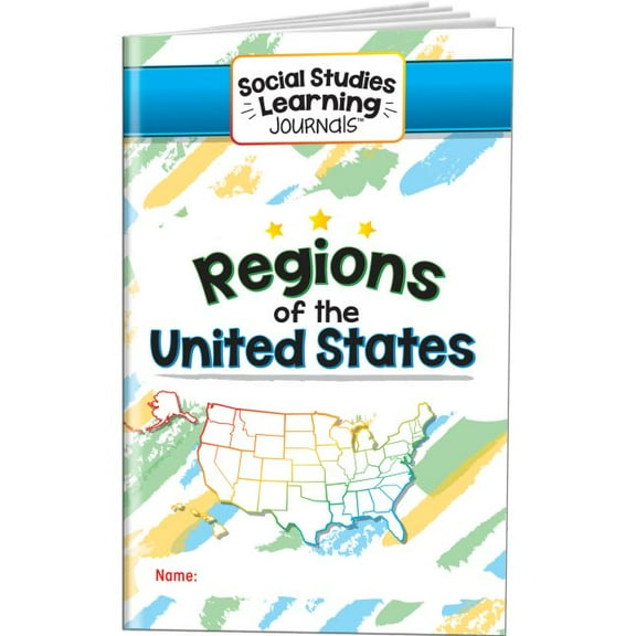 Social Studies Learning Journals - Regions Of The United States - 24 journals