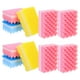 thumbnail image 5 of 10 esponjas de limpieza multiusos de alta densidad y ondas pequeñas, no rayan, ideales para fregar platos, cocinas, baños y coches (color aleatorio)., 5 of 7