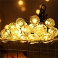 20 LED Christmas Balls Christmas Tree Decoration Set Dandelions Chain 20-led-christmas-balls-christmas-tree-decoration-set-dandelions-chain