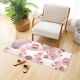 thumbnail image 4 of Pigs Pink Luxury Kitchen Rug Non Slip Bathroom Plush Mat Shaggy Bedroom Carpet 39"x20", 4 of 6