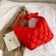 thumbnail image 4 of Bolso Hombro Acolchado Tipo Media Con Correa Lazo para Mujer Hobo (gris), 4 of 8