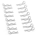 thumbnail image 1 of mmirethe Universal Body Clip For 1/28 WLtoys K969 On-Road Vehicles Silver RC Upgrade Part, 1 of 1