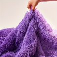 thumbnail image 3 of FNNMNNR 1pc Electric Heated Throw Blanket  Soft And Cozy Electric Heating Blanket  Shaggy Long Fur Faux Fur Heated Blanket  With Heat Settings And Auto Shut-Off  Flannel Single Person War, 3 of 7