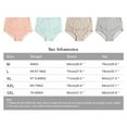 thumbnail image 5 of Lingerie Women’s Cotton Maternity Panties, Adjustable Underwear HighCut Brief, Post-Pregnancy Queensize Underwear,Maternity High Waist Belly Panties Plus Size (4 Packs), 5 of 9