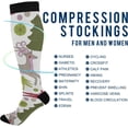 thumbnail image 4 of FREEAMG Christmas Compression Socks Women Men Long Stocking (20-30mmHg) Travel Knee High Stockings for Athletic Sports,Running,Cycling,Nursing, 4 of 7