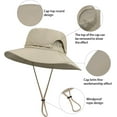 thumbnail image 7 of YooGuoGuo Waterproof Fishing Hat Super Wide Brim Bonnie Hat Outdoor Mesh Sun Hat Breathable Cooling Hunting Hat Jungle Bush Cap, 7 of 7