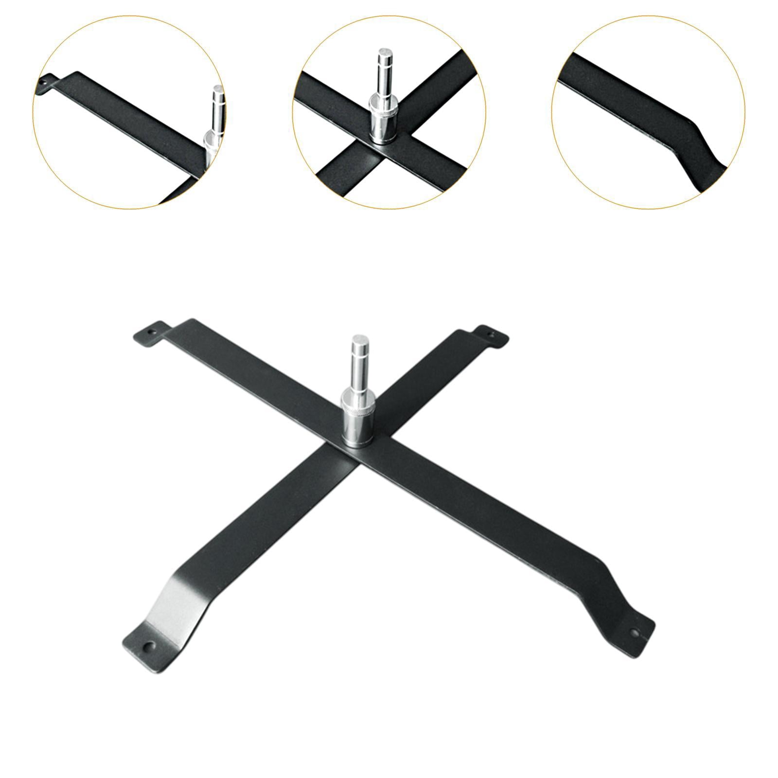 simhoa Advertisng Feather Banner Base Flag Pole Holder Iron Easy to Use Convenient Feather Flag Base for Beach Ground Outdoor Banner Type A