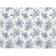 thumbnail image 5 of Blue Floral Table Cloth for Dining Tables,Washable Boho Vintage Navy Blue White Flowers Tablecloths Wildflower Tabletop Decoration Rectangle Table Cover for Kitchen,Party,Holiday, 60x84Inch, 5 of 7