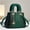 green, variant on New high-end crocodile print handbags for autumn and winter, versatile and fashionable mother bags, single-shoulder crossbody bags