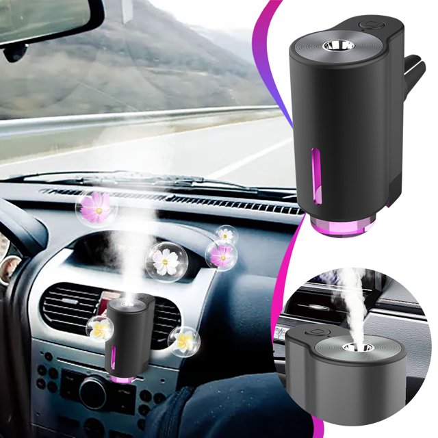 Fiudx Ofertas y liquidaciones Máquina de aromaterapia para automóvil con salida de aire, dispensador automático inteligente con perfume