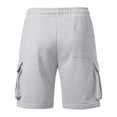thumbnail image 4 of Mens Shorts Drawstring Elastic Waist with Multi Pocket Shorts, 4 of 4