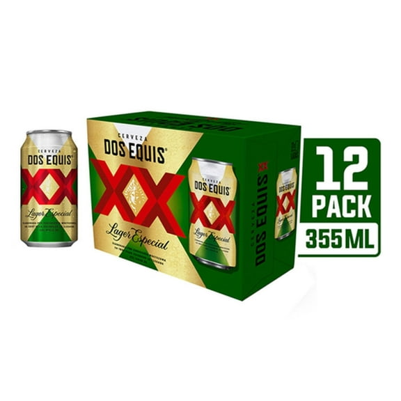 Cerveza Dos Equis lager especial 12 latas de 355 ml c/u