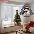 thumbnail image 2 of Stylish Metal Hanging Tree-Shaped Wind Spinner - Festive Garden Decoration with Concentric Lines & Colorful Ornaments for Yard, 2 of 7