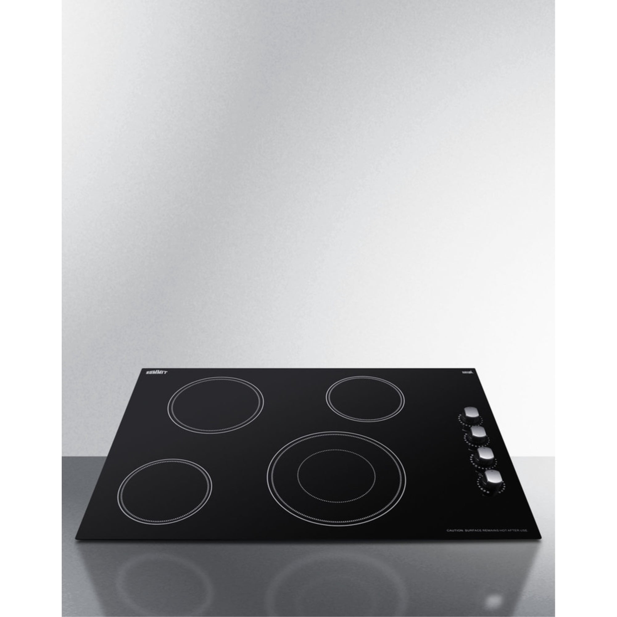 30" Wide 208-240V 4-Burner Radiant Cooktop