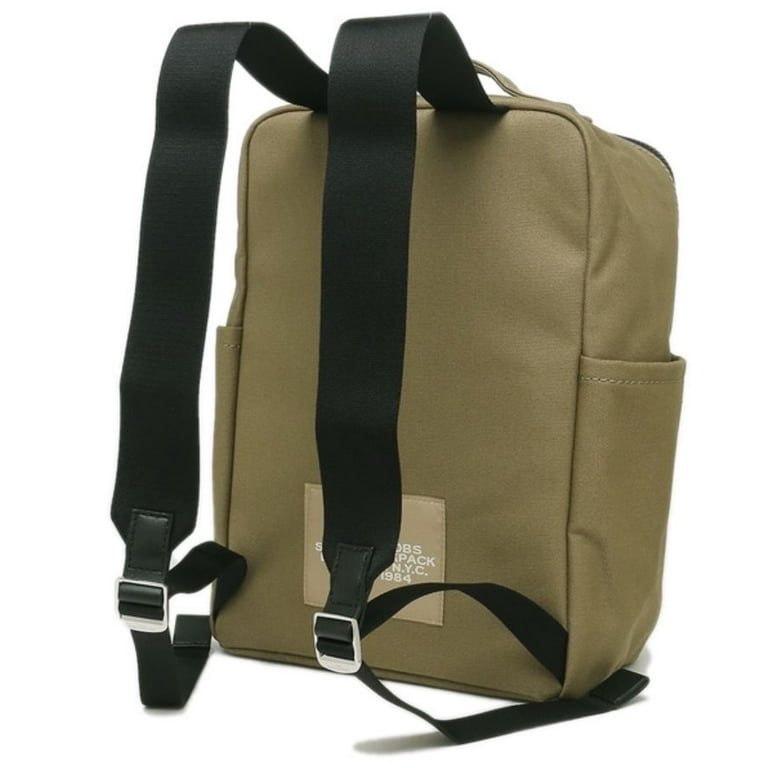 Marc Jacobs Canvas Backpack, Slate Green, Adjustable, Double