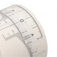 thumbnail image 2 of 1 rouleau de règle à sourcils autocollante transparente jetable en plastique, 2 of 4