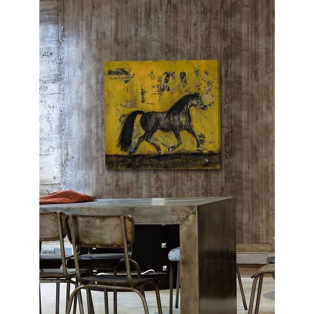 "Barnaby Australian Stock Horse" Painting Print on Wrapped Canvas