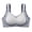 A1_Dark Blue, variant on Wireless Seamless Push Up Bra V-Neck Mesh Lifting Bra Wide Straps Comfort Full Coverage Support Bra Sports Lift Bust Shaping Bra Full Support Bra No Underwire Supportive Tshirt Bras Black 3Xl