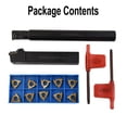 thumbnail image 3 of 12pcs 1/2\"5/8\"Boring Bar Lathe Internal Threading Inserts Turning Tool Holder, 3 of 12
