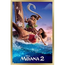 Disney Moana 2 - One Sheet Wall Poster, 14.725" x 22.375" Framed