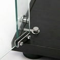 thumbnail image 6 of MAYEERTY 5 Tiers Glass Display Cabinet with Bluetooth LED Light Strip, Curio Storage Cabinet with 2 Door, Black, 6 of 8