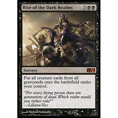 Mtg Mercadian Masques Single - - Rise of the Dark Realms - Magic 2014, A single individual card from the Magic: the Gathering (MTG) trading and collectible card game (TCG/CCG). Ship from US
