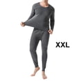 thumbnail image 2 of Minnieouse Calzoncillos largos de invierno, ropa interior térmica, ropa cálida de felpa con autocalentamiento, camisetas de manga larga, conjuntos de ropa Gris oscuro XXL, 2 of 6