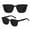 Black, variant on Womens Sunglasses Polarized Sunglasses Mens Retro Trendy Sun Glasses with UV400 Protection for Travel Driving