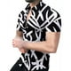 thumbnail image 1 of Camisa De Manga Corta Para Hombre Con Estampado Geométrico, 1 of 8