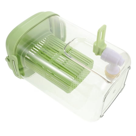 Reusable Plastic Drink Dispenser with Spigot for Home Use in Light Green Color 3.5 Gallons